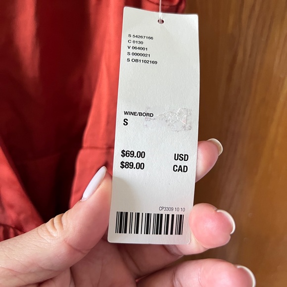 Urban Outfitters Beau Satin Short Sleeve Wrap Dress - Picture 6 of 7